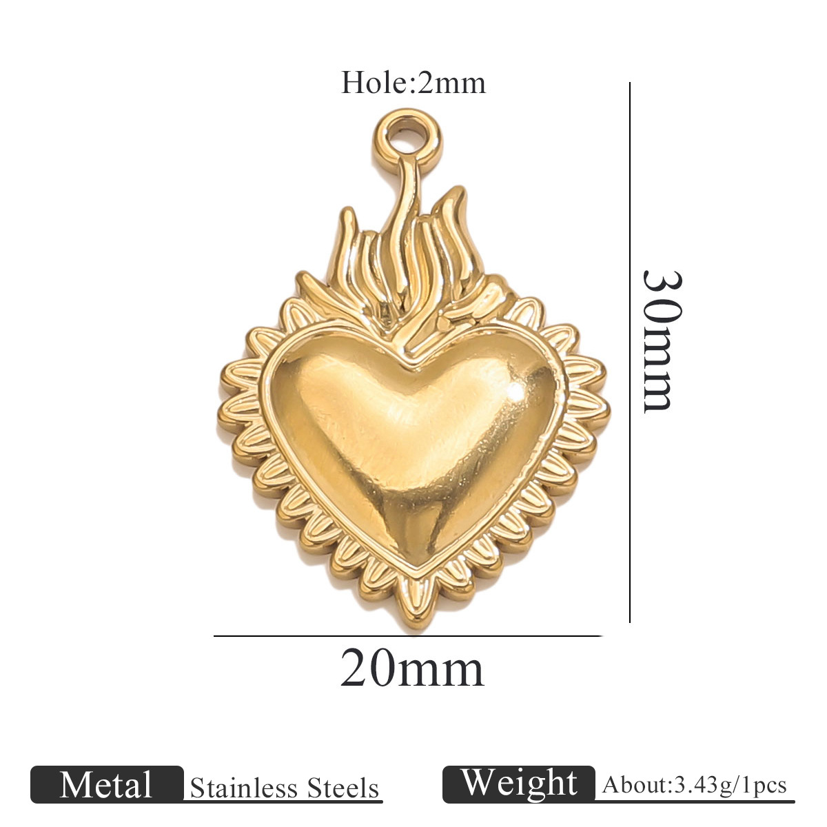 Acero inoxidable de alta moda sol amor oro 18K colgante accesorios collar de brazalete acero titanio accesorios de joyería DIY