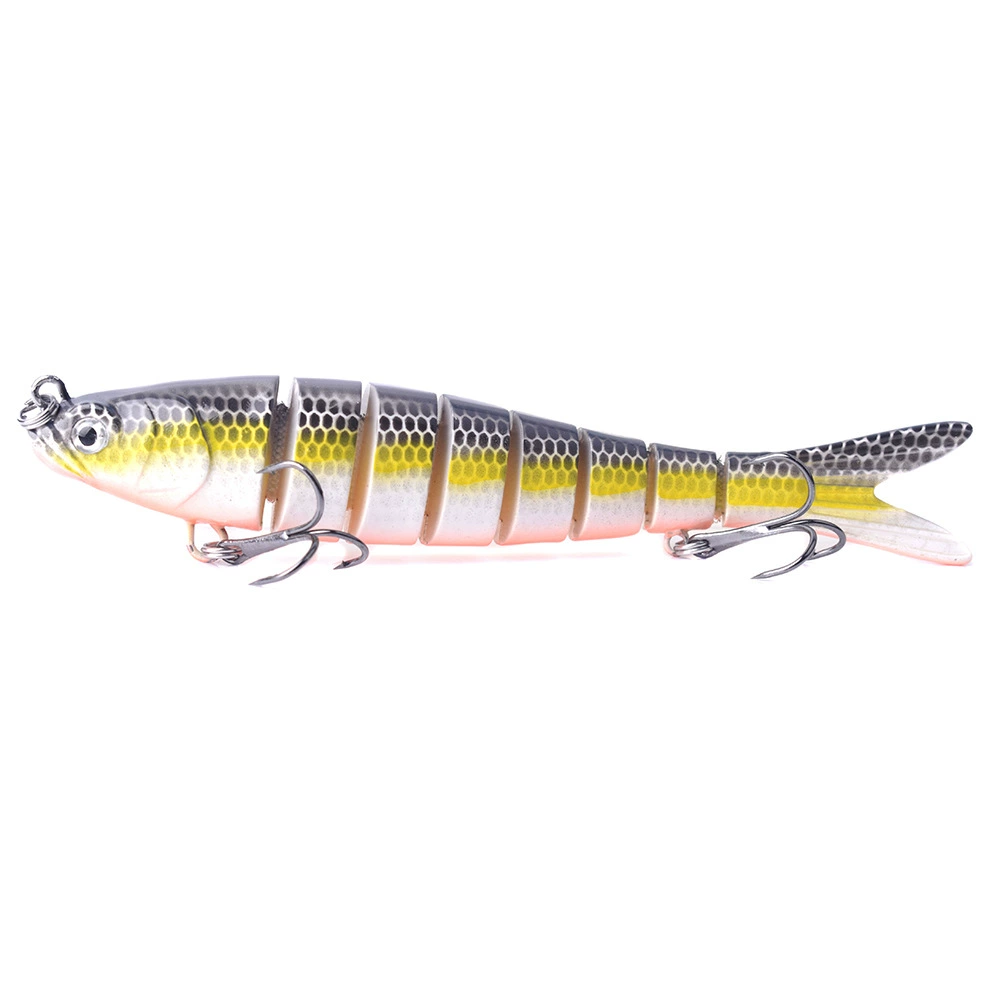 Многоштоковая рыбалка swimbait приманка 14 см 26 г, 8-сегментная тонущая имитация леща