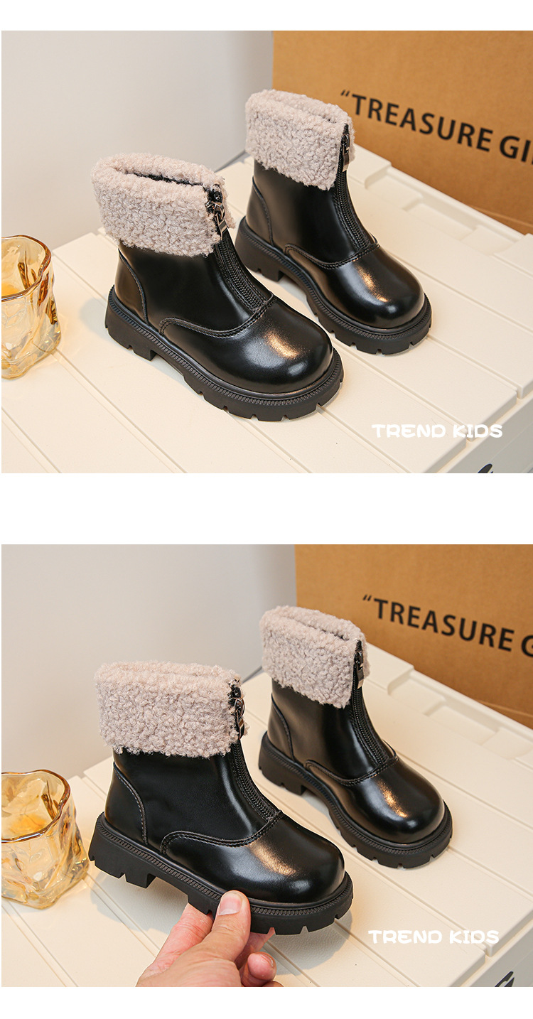 Velvet Martin 2024 Autumn/Winter New Collection Girls' Soft Bottom Two Cotton Short Children's Oxygen Princess Leather_voghion.com