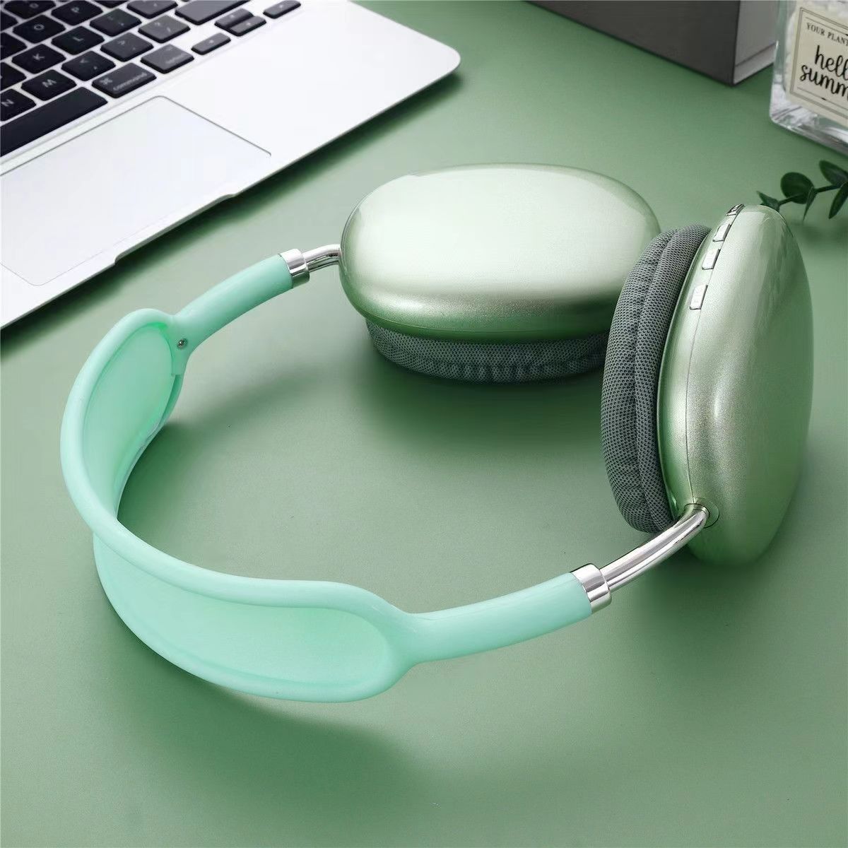 Solid Color Simple Style ABS Bluetooth Headset display picture 8