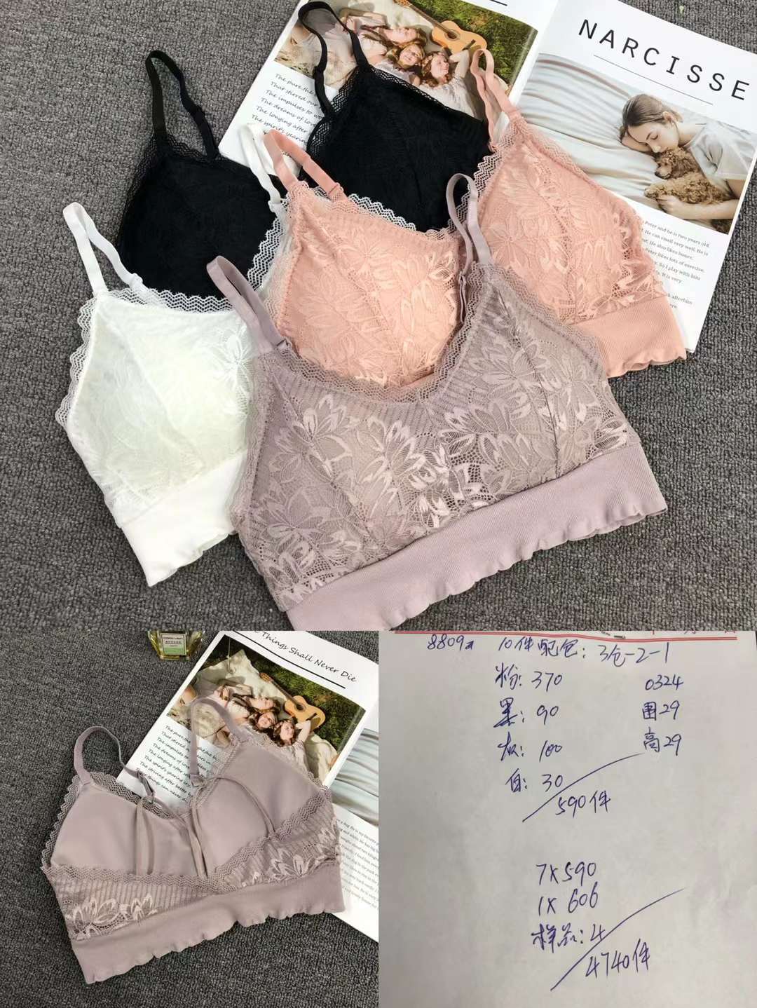 Nuevo cordón elástico de alta calidad belleza espalda chaleco las mujeres inalámbrico sexy sujetador ropa interior deportiva al por mayor