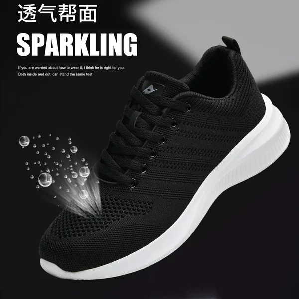 Xisailong Sports Casual Shoes, Running Shoes for Men and Women, Lightweight, Comfortable, Shock-Absorbing, Jogging and Marathon Shoes, Non-Slip