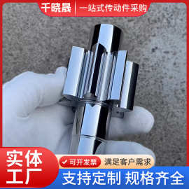 齿轮花键轴 多规格花键轴 机械传动非标花键轴 大型机械传动轴