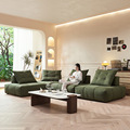 意式极简布艺沙发简约现代豆腐块沙发客厅小户型直排方块沙发组合