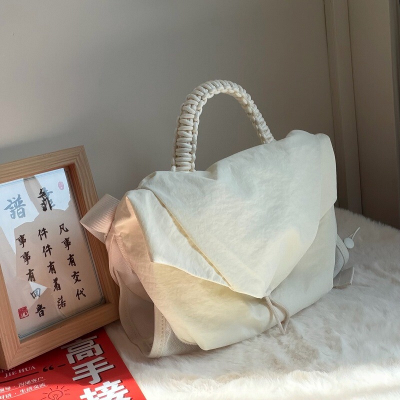 Lulu Shoulder Bag New Model Curved Top Handle Crossbody Bag Women's Fitness Sports Cloth Bag Dumpling Bag