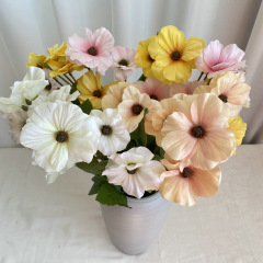 毛布を研ぐ西府ベゴニアの新しい田園風の結婚式はベゴニアの花の客間の家庭の柔らかい装飾の造花をシミュレーションします。