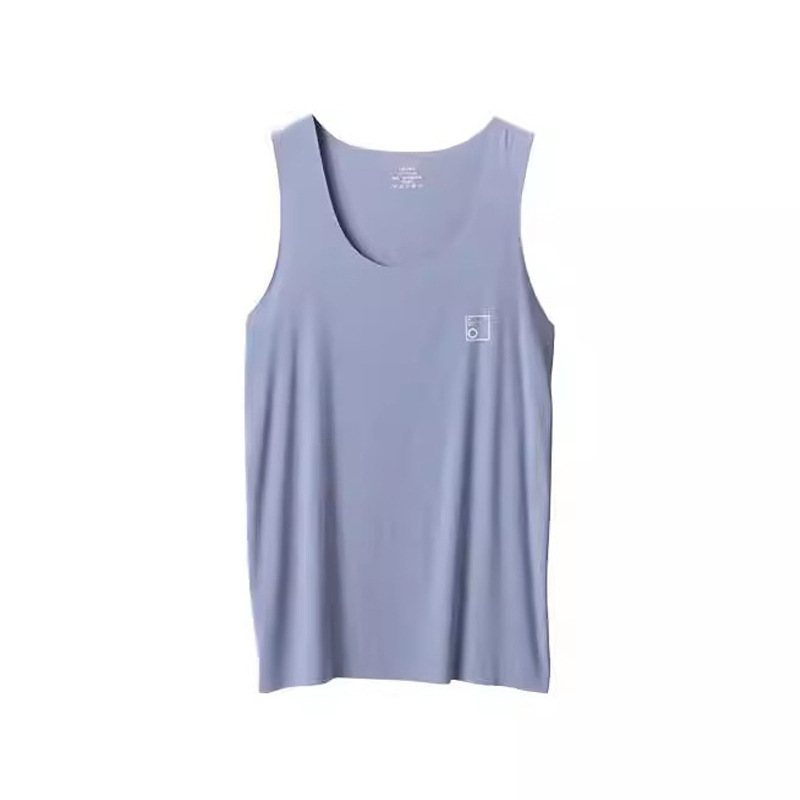 Men's Modal Tank Top Seamless Undershirt Cross-Strap Vest Men's Undershirt Summer Top