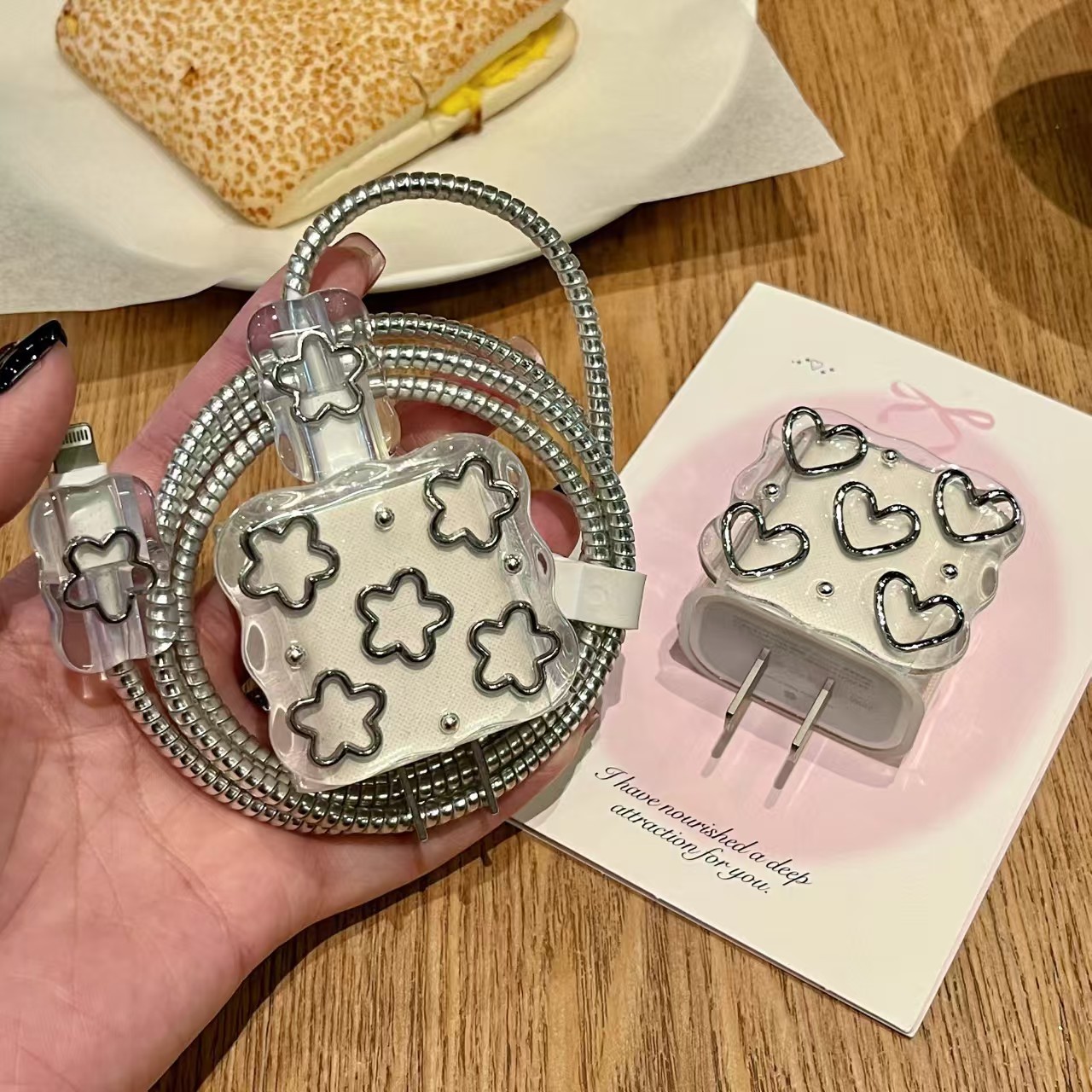 Para Apple 14 línea de datos cubierta protectora iPhone13 cargador cabezal 12promax bobinado estuche para iPad