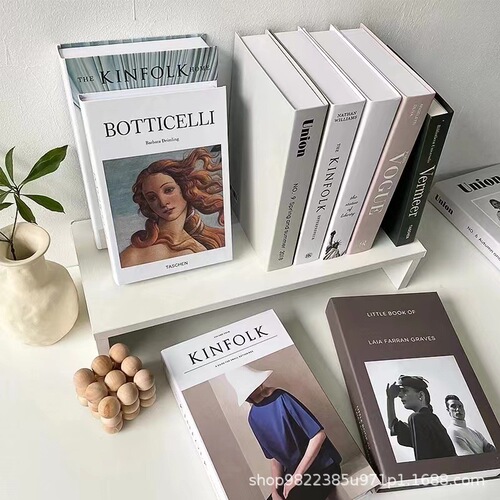 Nordic modern ins style English fake book ornaments living room entrance home decoration simulation book model shooting props