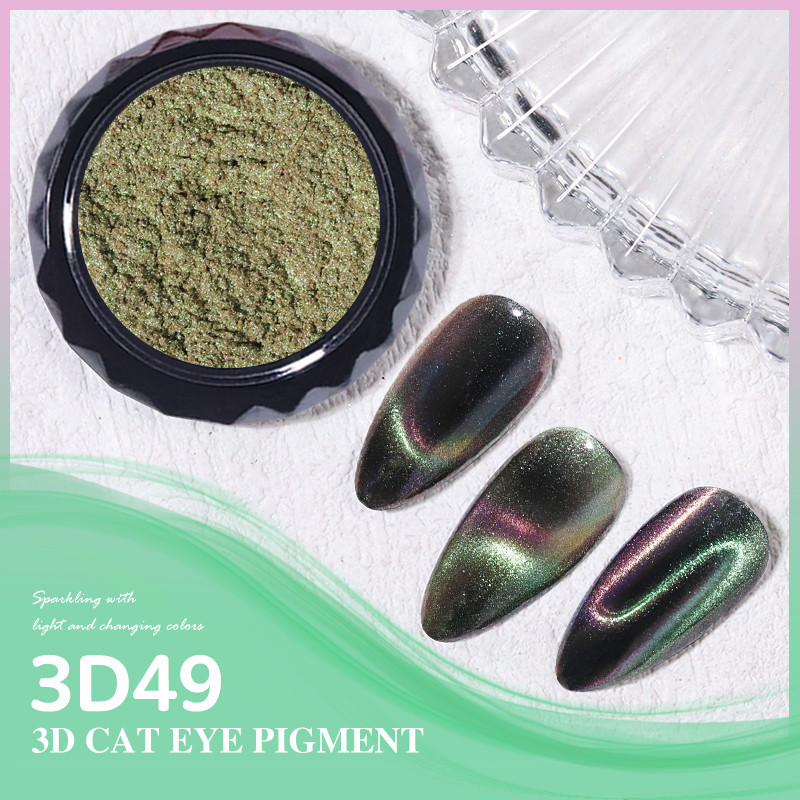 3D猫眼粉立体导磁美甲粉 宽猫眼磁性粉 皮革印刷珠光万能磁粉|undefined