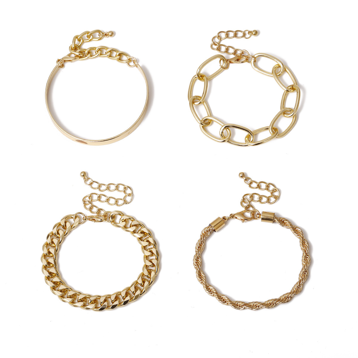 Bracelet multicouche minimaliste empilable style élégant_voghion.com