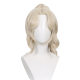 Cardamom Fifth Personality Reporter Alice in Dreams Golden Tiger Clip Roman Roll Ponytail cos Wig