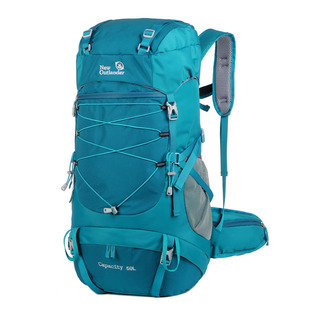 Factory New Outdoor Mountaineering Bag Backpack 50L Large Capacity Nylon Travel Camping Hiking Mountaineering Backpack
