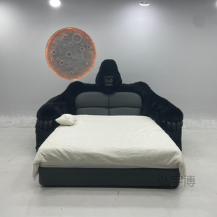 Hong P1 Gorilla King Kong Bed Bedroom Furniture Secondary Monster Bed Creative Large and Small Apartment Plush Bed Internet Red