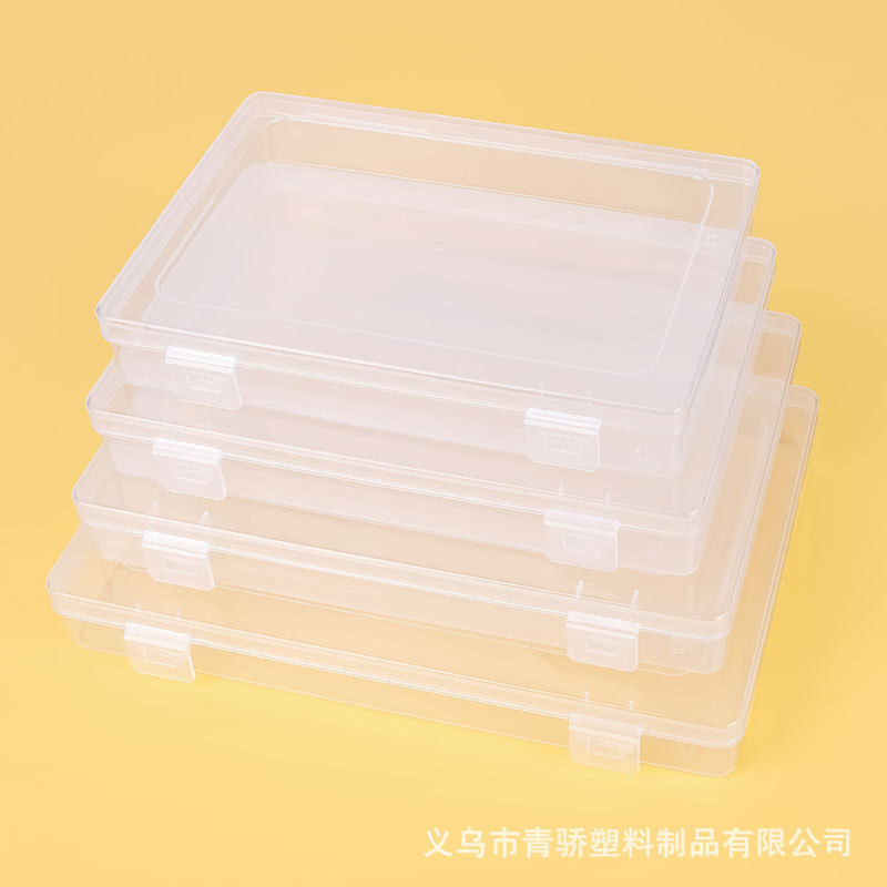 Rectangular Transparent Packaging Box Pp Plastic Storage Box Plastic Box Stickers Stationery Bills Cards Toy Organizer Box Rectangular Transparent Packaging Box Pp Plastic Storage Box Plastic Box Stickers Stationery Bills Cards Toy Organizer Box