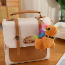 网红可爱独角兽毛绒玩具挂件独角兽小马钥匙扣玩偶挂饰包包小挂饰