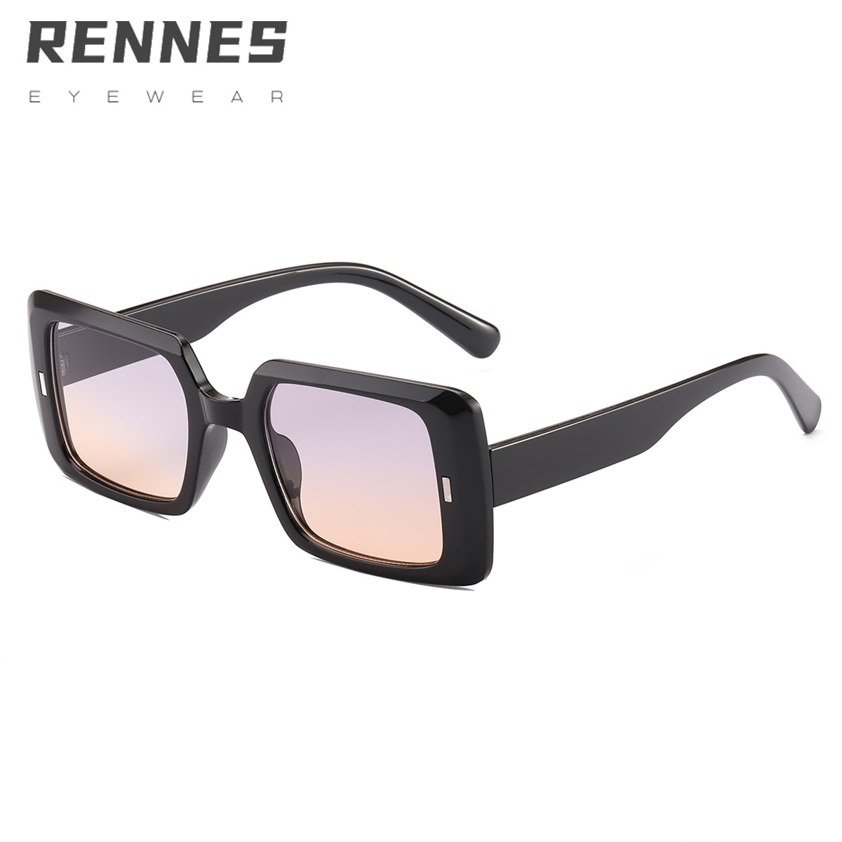 2021 nuevas gafas de sol cuadradas de moda europeas y americanas moda personalizada mi nail sunglasses gafas de sol de moda transfronterizas