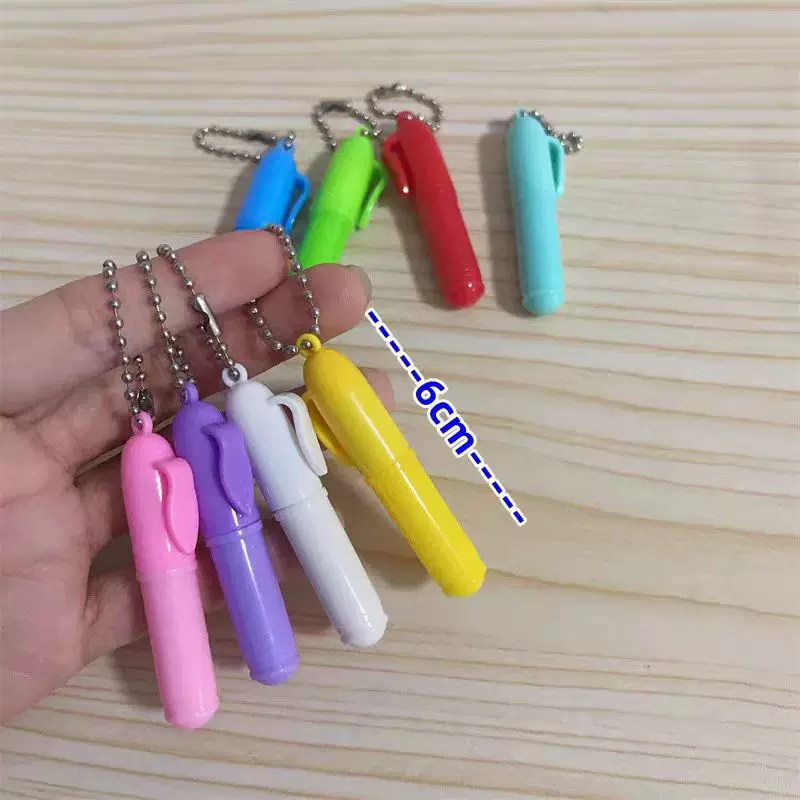 供应插套挂链圆珠笔迷你造型简易插套圆珠笔礼品圆珠笔挂链笔