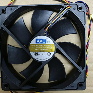 ԭ�bAVC 12cm12025 12V0.3A DA12025B12L P005�o��4�PWM�L��
