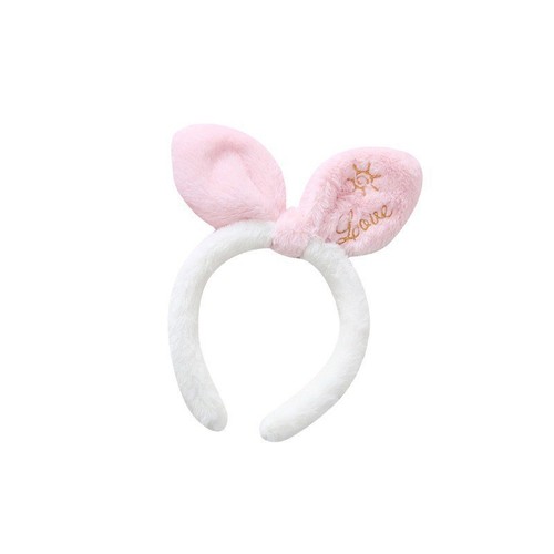 New Rabbit Ear Headband, Plush Cute Facial Cleansing Headband for Women, Korean Influencer Cartoon Hair Clip Headband, Wholesale