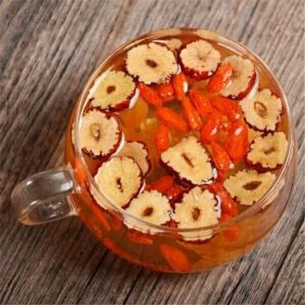 Xinjiang Jujube Dried 120g Jujube Slices Seedless Jujube Rings Coreless Jujube for Tea Dried for Snacking Bulk Wholesale Dry Goods