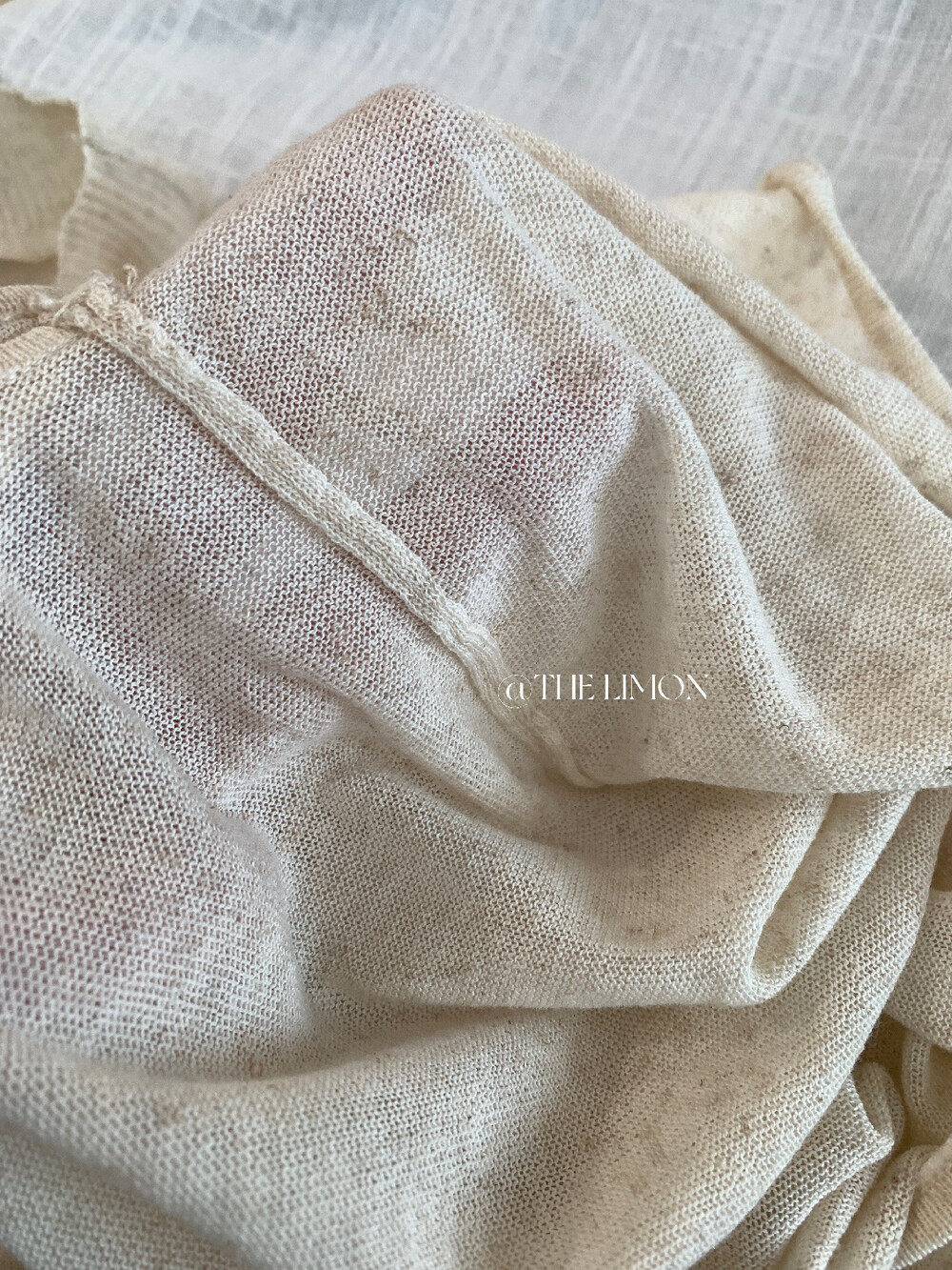 Bộ cardigan len phối áo hai dây nữ phong cách lười biếng mùa hè — yến mạch chi tiết 12