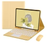 Lemon yellow keyboard, mouse
