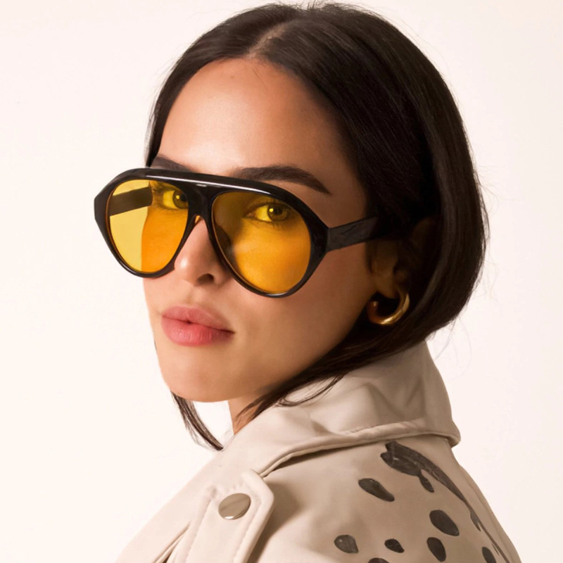 50g Weight Full Frame Glasses Structure Sunglasses Classification Ac, UV400 Protection Lens Material toad glasses Glasses Style Outdoor, Travel Occasion Solid Color, Leopard Pattern All Seasons Season Unisex Gender Retro Style Grey, Black Color Retro Solid Color Leopard Ac UV400 Protection Toad Glasses Full Frame Women's Sunglasses 5