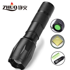T6 LED Aluminum Alloy High-Intensity Long-Range Shooting A100 Tube Telescopic Focus Outdoor Handheld Flashlight