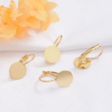 ��ɫ14k���𷨇�����ƽ����8mm10mm���h���diy�ֹ���������l
