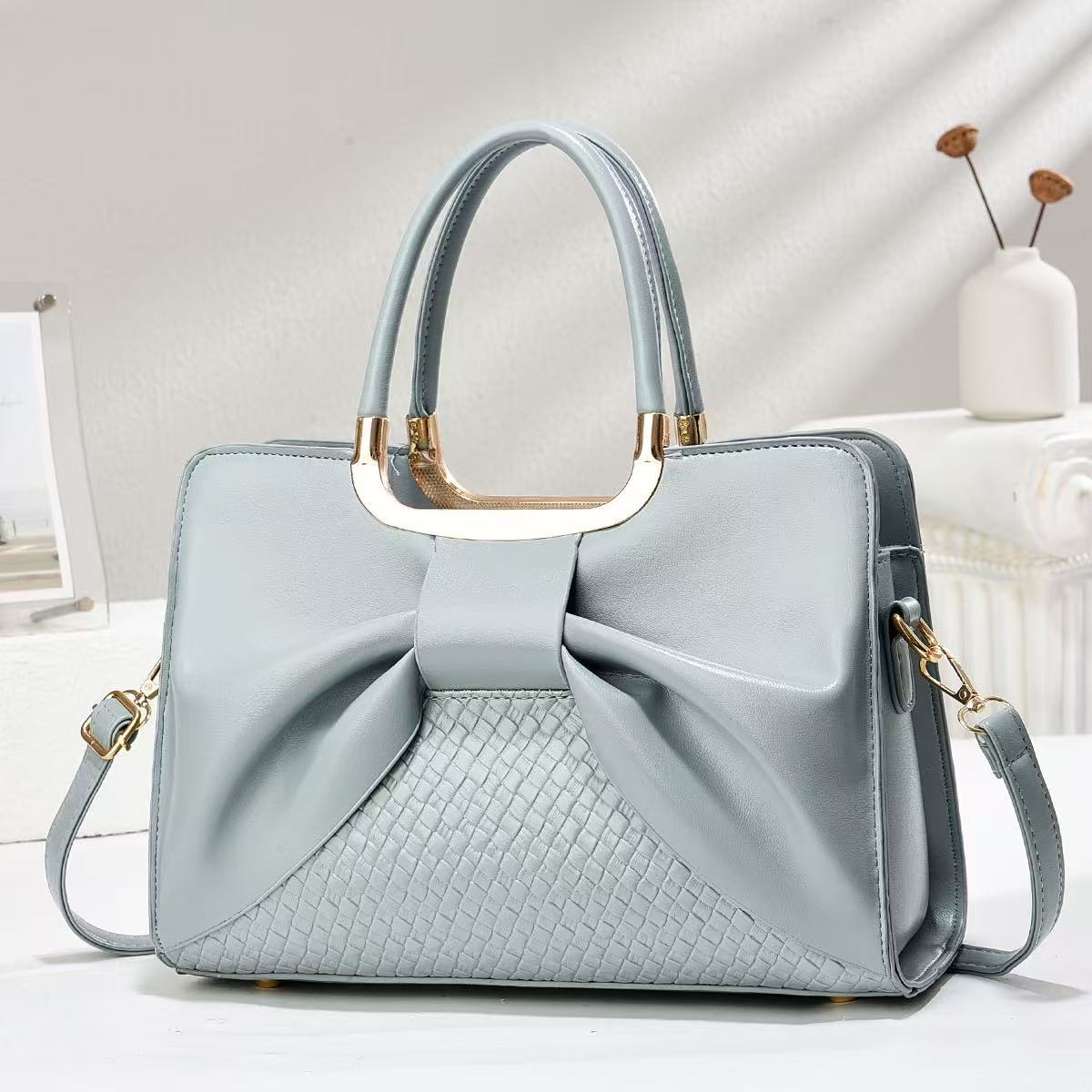 Bolso de gran capacidad Bolso femenino de moda Bolso de madre de mediana edad Bolso bandolera de un solo hombro atmosférico de alta gama