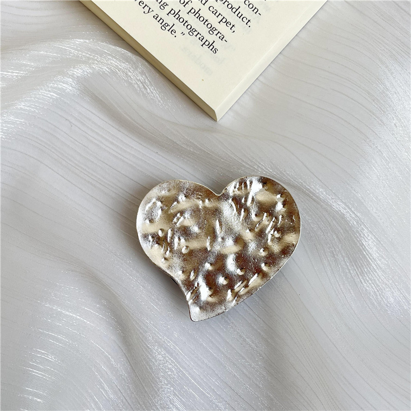 Retro estilo frío metal airbag soporte perezoso soporte de escritorio pegatina retráctil plegable cojín de aire soporte del teléfono móvil