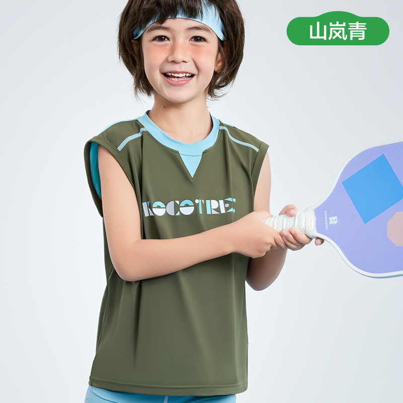 KK Tree Chaleco para niños Niños y niñas Chaleco de transpiración de secado rápido Camiseta sin mangas para bebé Estilo fino de verano transpirable