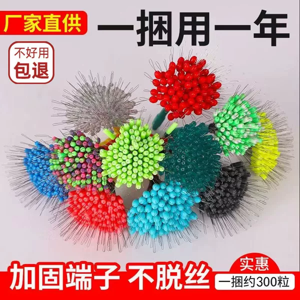 Silicone bulk space beans for line set with loose straight column space beans table fishing accessories space beans manufacturers wholesale