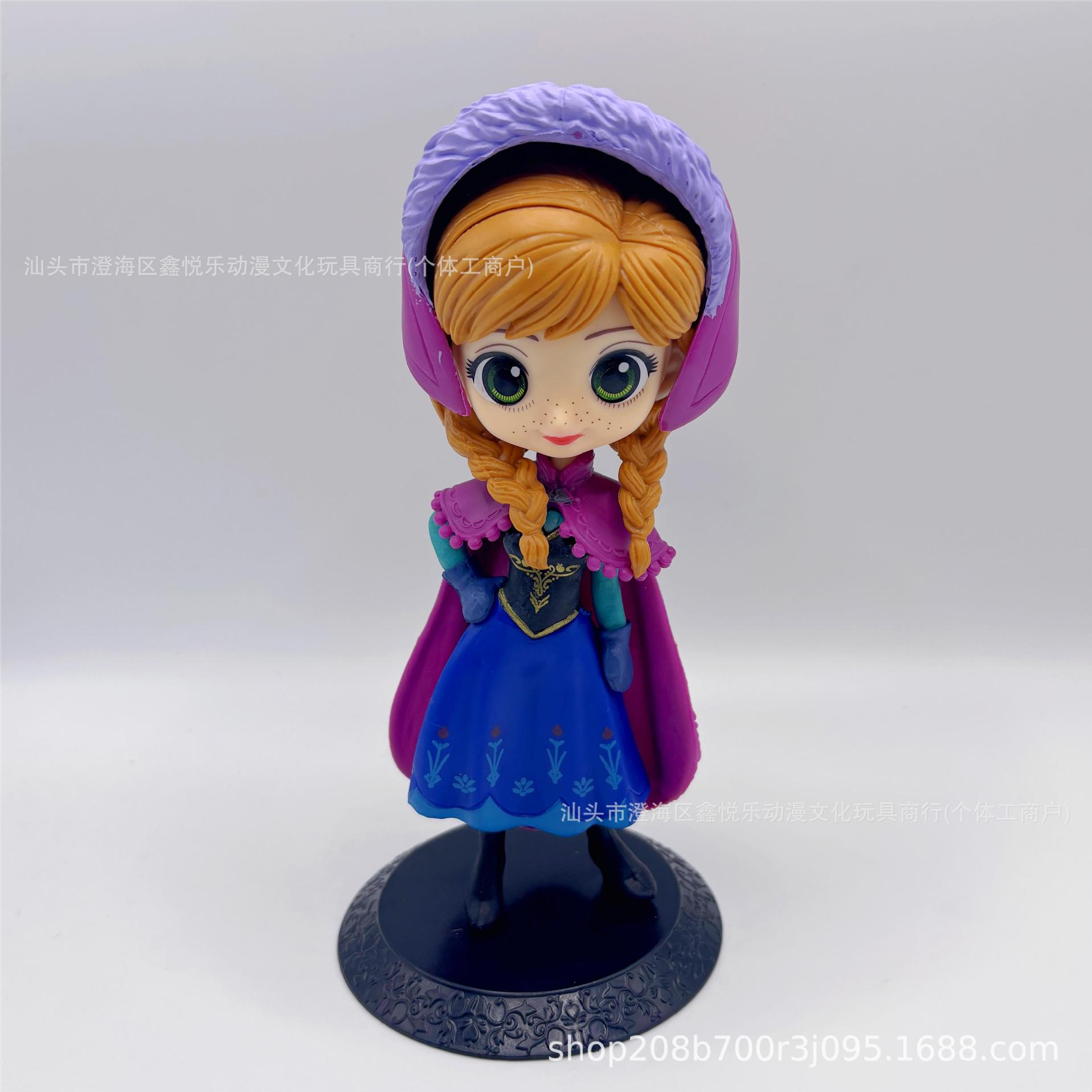 Nieve hielo Elsa Anna muñeca Elsa princesa Elsa modelo hecho a mano pastel horneado decoración regalos