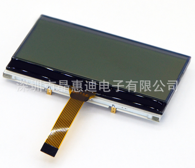 �ֱ���128X64 2.2�� lcm  ���� SPI 10PIN �׵׺��� Һ��ģ�鳧��