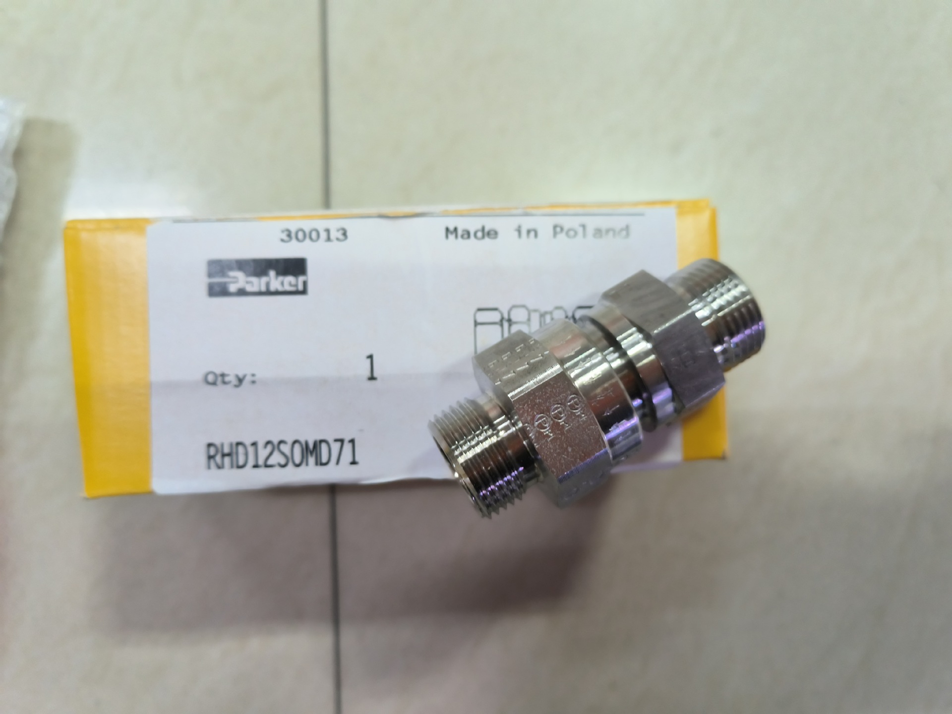 RHD12SOMD71  派克单向阀