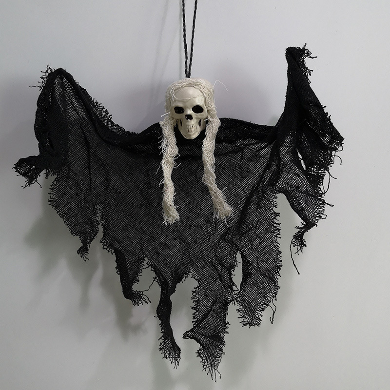 Halloween cráneo pequeño fantasma colgando atmósfera decoración accesorios fantasma día terror fantasma colgante colgante image 11