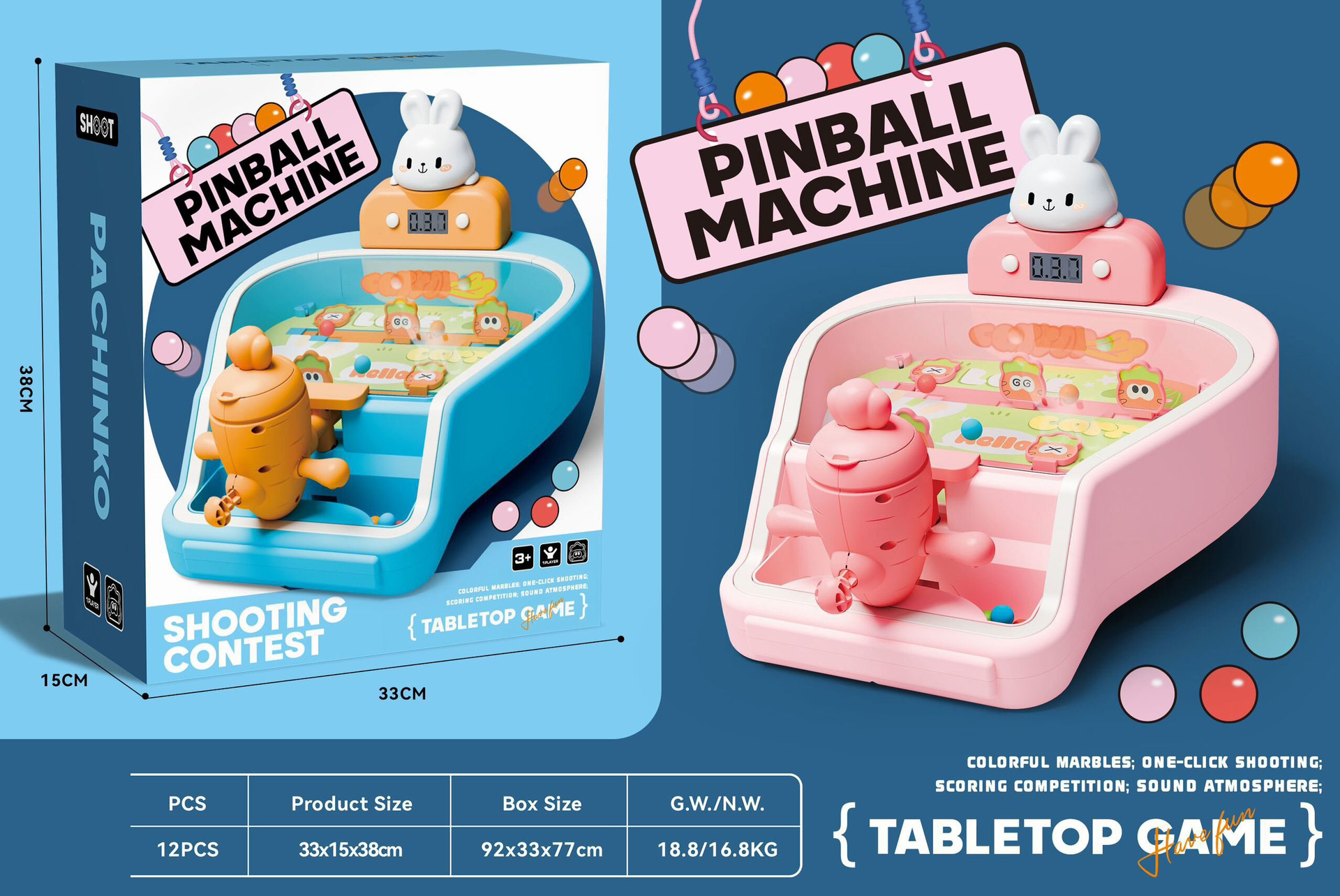 子供の知育類のおもちゃの脳の思惟は親子のインタラクティブな室内のデスクトップのパチンコのゲーム機の卸売りを訓練します。