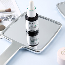 小镜子女随身便携水波纹手持化妆镜轻奢高级感补妆专用高清手柄镜