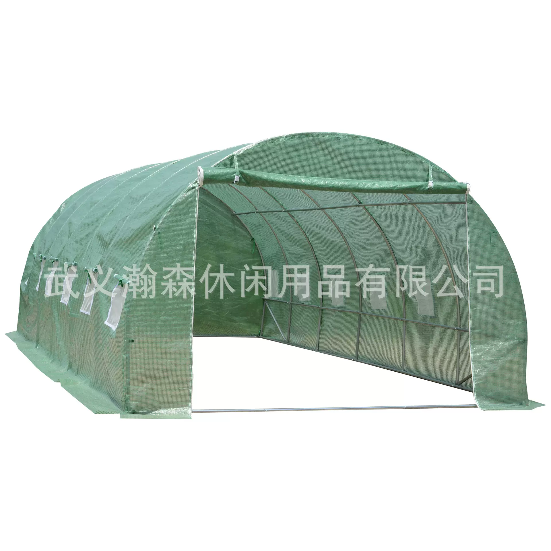 6x3m花园户外农业用网格pe大暖房花房多肉育苗钢架防风大棚家用