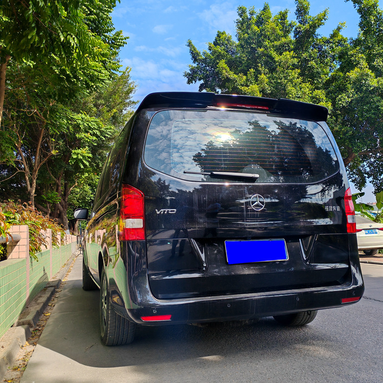 Suitable for 2016-2024 Mercedes-Benz Vito Rear Wing New V260/260L Modified and Upgraded Top Wing Fixed Wing