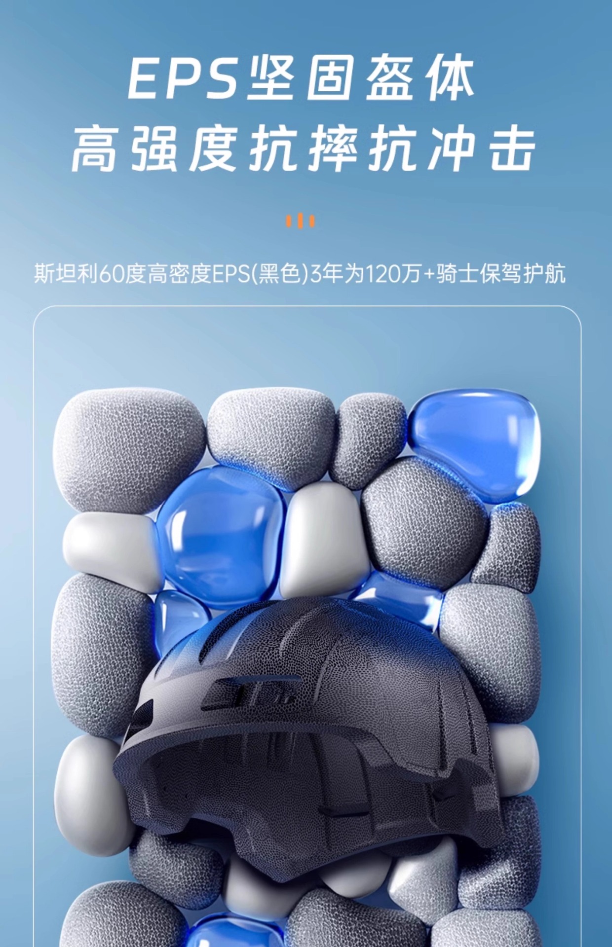 Blue Polestar 3C Certified National Standard Electric Vehicle Helmet for Men and Women, Does Not Flatten Hair, Summer Electric Motorcycle Helmet for All Seasons