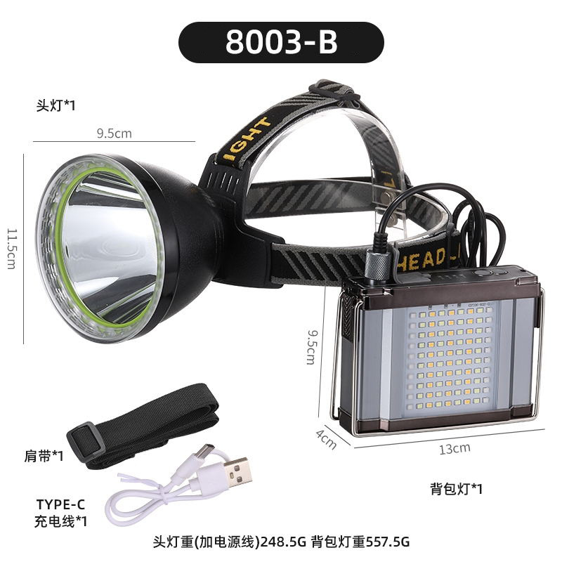 Lámpara portátil transfronteriza nueva lámpara de trabajo multifuncional al aire libre lámpara de iluminación de larga duración portátil linterna de mantenimiento LED