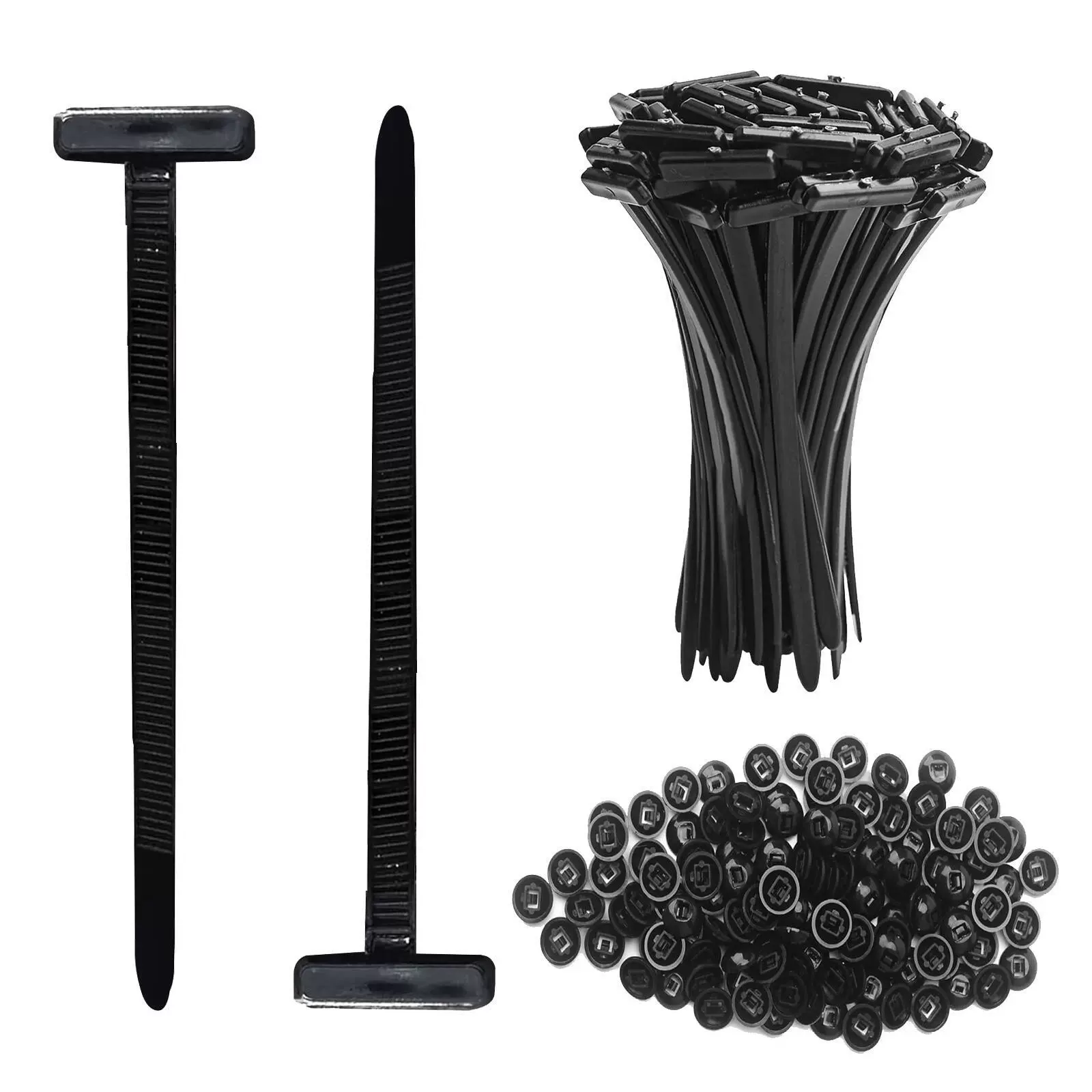 汽车通用扎带Nylon Universal Cable Tie Buckle修理扣塑料紧固件