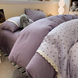 四件套;床罩床笠;纤维被