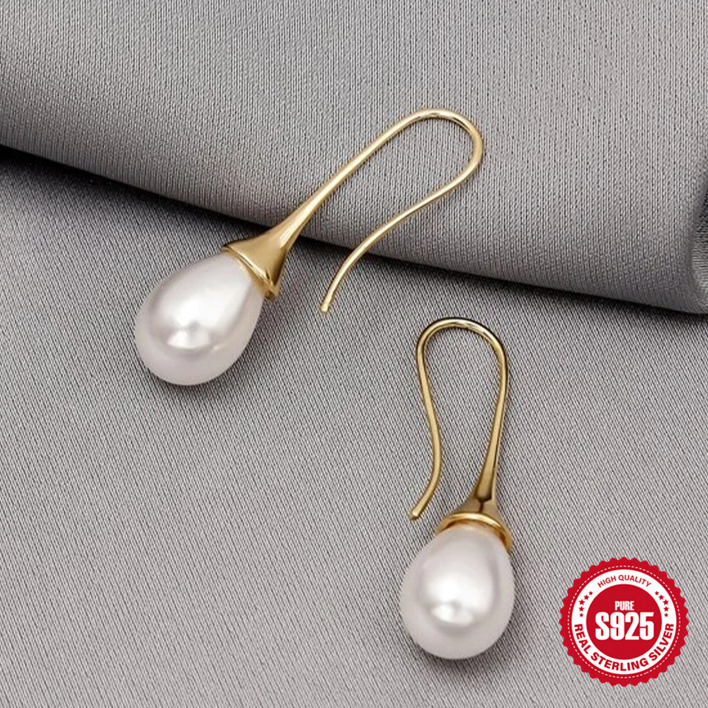 1g Weight 925 Sterling Silver Ear Needle Material 18K Gold Plated Plating Material Drop Earrings Classification 1 Pair Quantity Date, Tea Party Occasion 925 Sterling Silver Material Geometric Pattern All Seasons Season Women's Gender Elegant, Simple Style Style 1 Pair 18K Gold Plated 925 Sterling Silver 925 Sterling Silver Earrings Geometric Drop Earrings 36