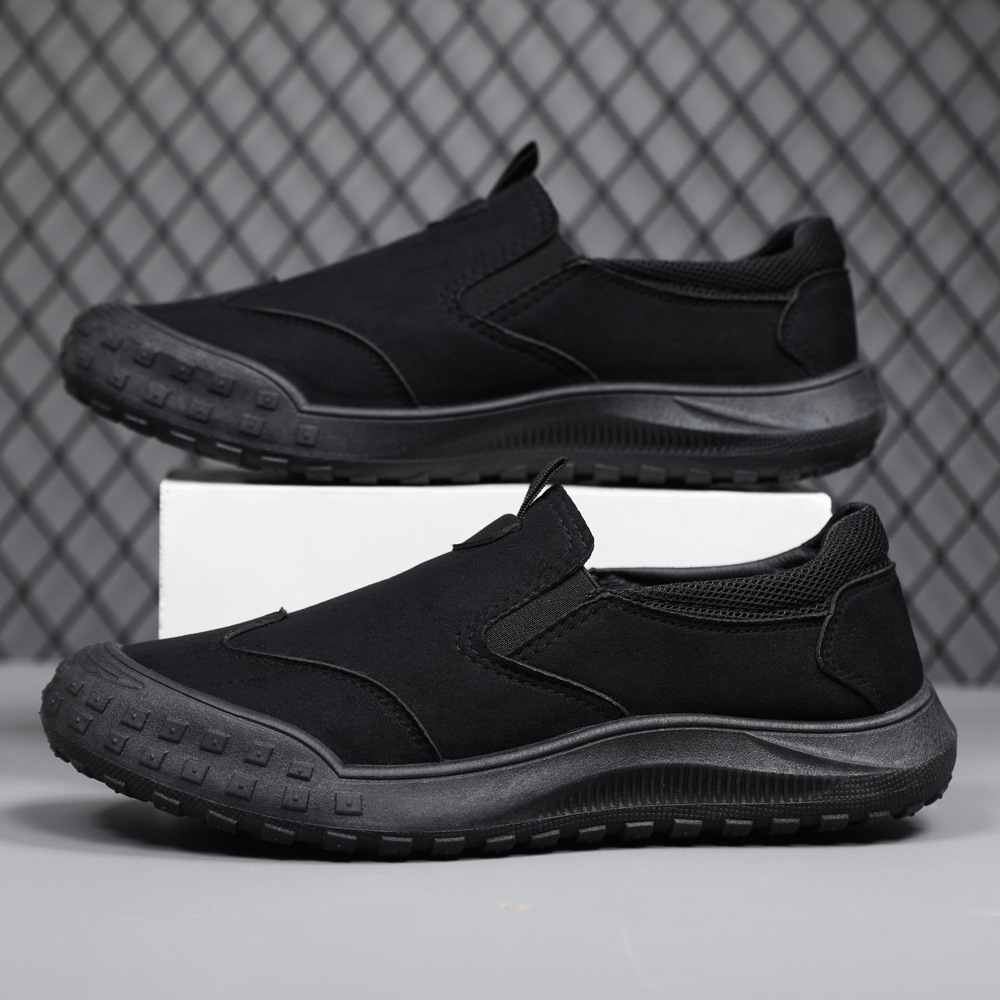 Nuevos zapatos casuales de hombre de moda callejera zapatos deportivos al aire libre zapatos de correr cómodos de cuero simple zapatos de hombre al por mayor