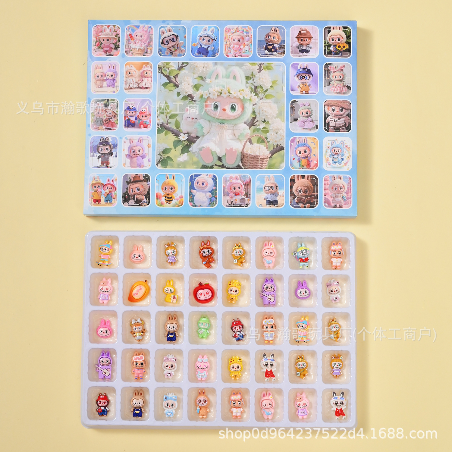 跨境爆款专用40入树脂网红星星人盲盒玩具洞洞乐戳戳儿童奖励批发
