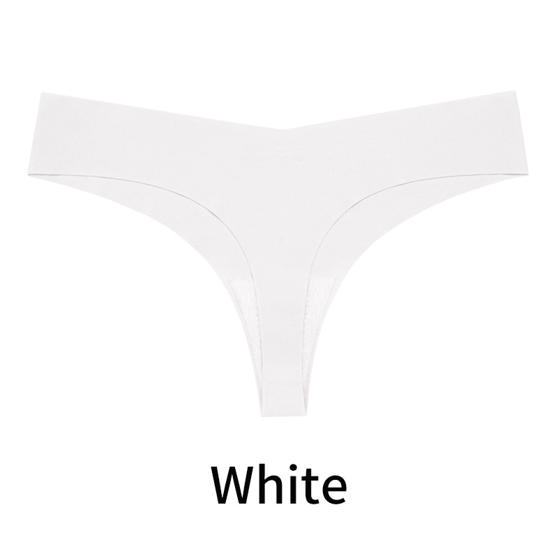 Bikini sexy tanga T pantalones deportivos transpirables de secado rápido ropa interior de mujer de una pieza de seda de hielo sin costuras Europa y América